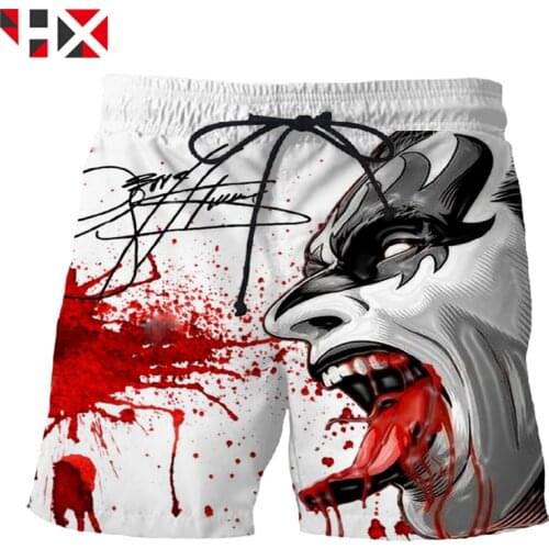 Summer 3D Printed Hip Hop Men Shorts KISS Rock Band Unisex Shorts KISS Band Harajuku Streetwear Short Pants S367