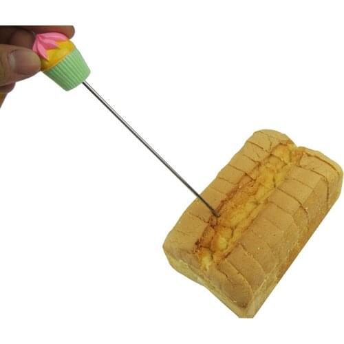 Y153 Cake Tester Stirring Rod Long Needle Bread Probe Stainless Steel Cake Muffin Baking Bread Tools Detector Needles