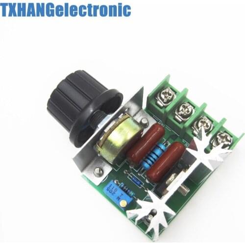 1pcs 220V 2000W Speed Controller SCR Voltage Regulator Dimming Dimmers Thermostat