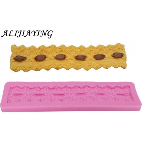 1Pcs Diy Sugarcraft Lace Silicone Mold gem Pattern Fudge Cake Decorative Baking Tool Wedding cake decorating tools D1169