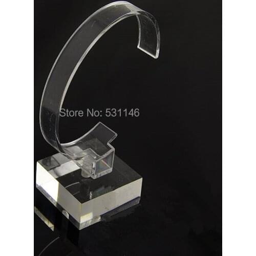 New style Acrylic Jewelry Bracelet Watch Stand Watch Display Rack Holder Stand 10PCS Free Shipping