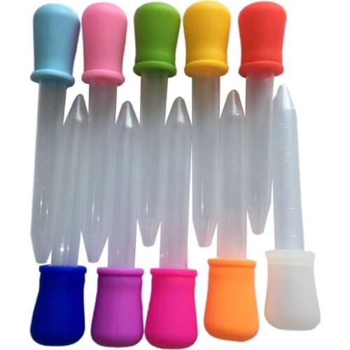 10 Pcs 5ml Plastic Squeeze Transfer Pipettes Dropper for Silicone Mold UV Epoxy Resin DIY Craft Jewelry Making Tools