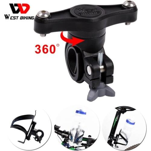 WEST BIKING Bicycle Bottle Holder Adapter Bottle Cage Extension Holder Bike Water Bottle Holder Adapter Cycling Accessories