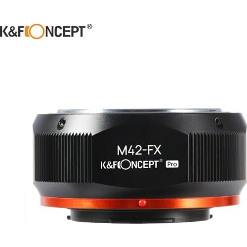 K&F Concept M42 Lens to FX Mount Adapter for M42 Screw Mount Lens to Fujifilm Fuji X-Series X FX Mount Cameras
