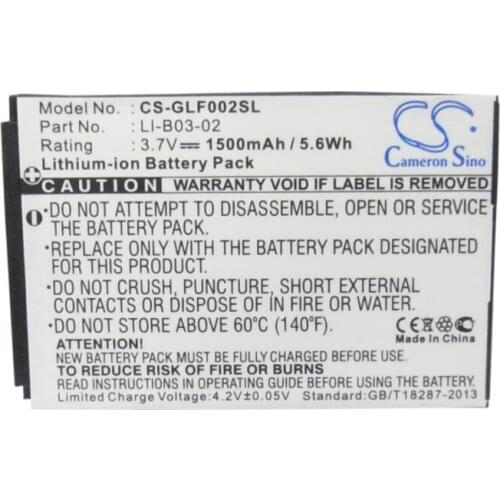 Cameron Sino 1500mAh battery for GOLF BUDDY GB3 Platinum Platinum Range Finder World Platinum World Platinum II