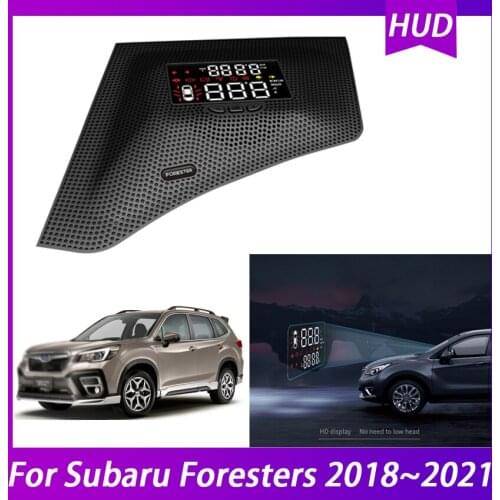 Car Accessories HUD Head Up Display For Subaru Foresters 2018 2019 2020 2021 Safe Driving Screen Function Projector Windshield