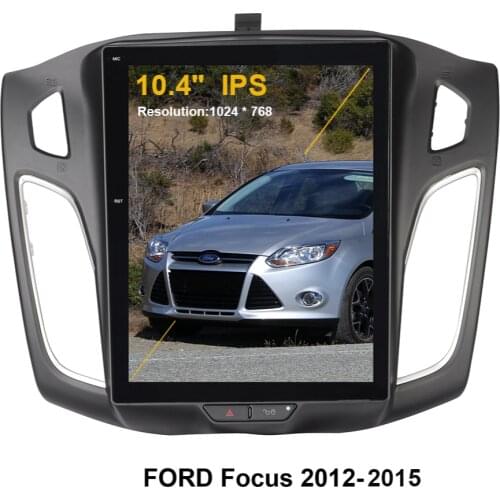 Tesla style Vertical screen Car Gps Navigation stereo Android 9.0 Car Radio Multimedia Video Player GPS for FORD Focus 2012-2015