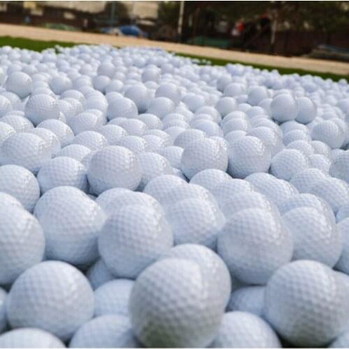 White Golf Balls Round Golf Balls Portable Driving Range Outdoor Sport Tennis Golf Practice Balls Golf Accessories
