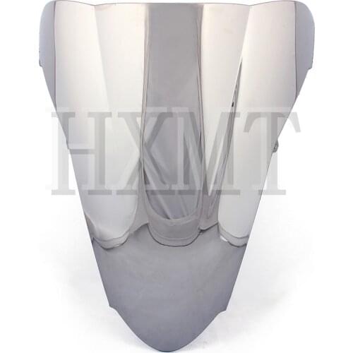 For Honda VFR800 VFR 800 2002 - 2012 2003 2004 2005 2006 2007 2008 2009 2010 2011 silver motorcycle Windshield WindScreen