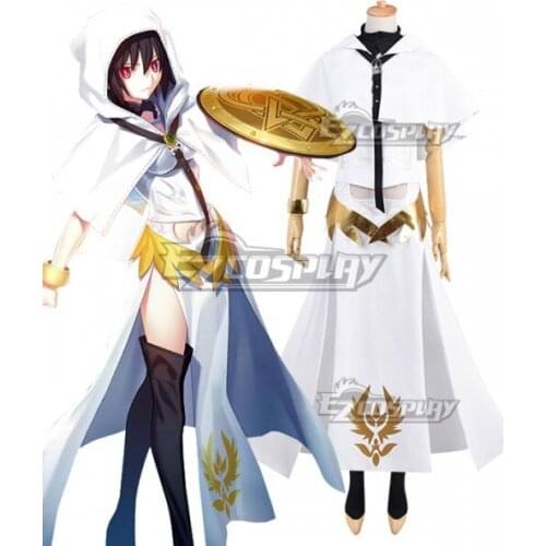 Fate Grand Order Lancer Valkyrie Dress White Party Halloween Skirt Suit Adult Festival Gift Cosplay Costume E001