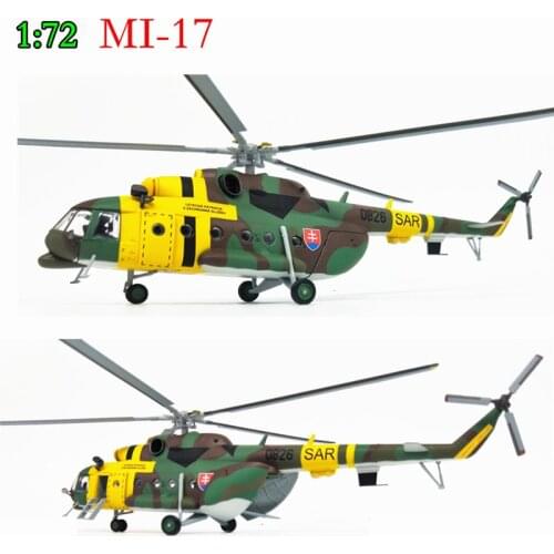 Fine 1:72 MI-17 helicopter model in Russia Slovak Air Force finished product Alloy Aircraft Model Collection