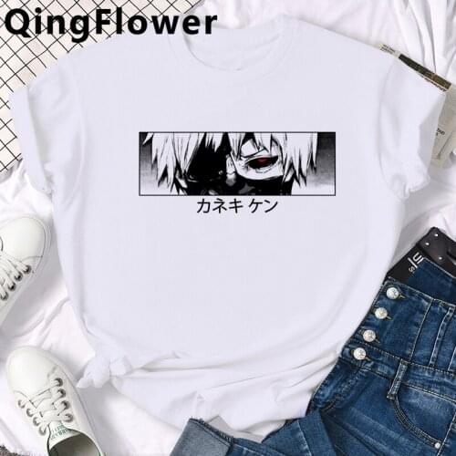 Anime Tokyo Ghoul Manga Kaneki Ken t shirt men vintage harajuku kawaii print tshirt top tees harajuku kawaii couple clothes