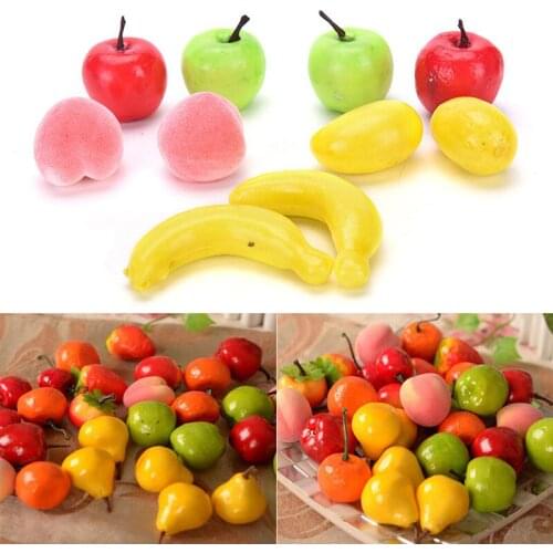 10PCS Artificial Decorative Plastic Fruit Home Decor Garden House Kitchen