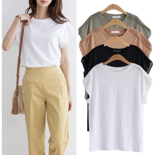 Summer Short-Sleeved Womens Tops Office Lady Plus Size Solid Shirts Women oversized t shirt