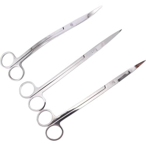 1pcs Aquarium Tank Tools Kit Aquascaping Fish Tank Aquatic Plants Long Tweezers Scissors Stainless Steel Tool