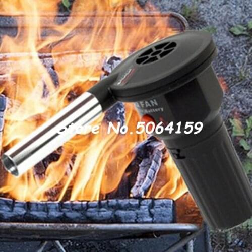 Brand New 1Pc Barbecue Portable Electric BBQ Fan Air Blower For Picnic Cooking Barbecue Camping Fire Blower Tools For BBQ