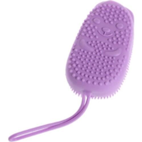 Exfoliating Silicone Body Scrubbers for Shower Foam Brush Double Sided Sponge N0PF
