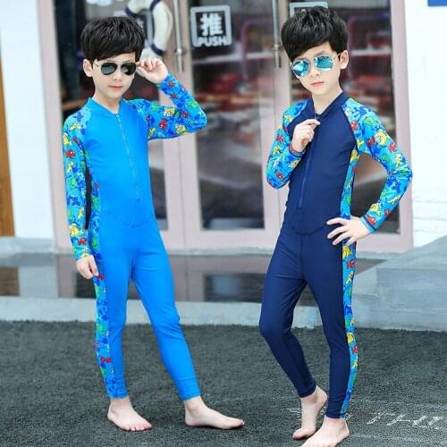 Sbart Quick Dry Baby Boys Girls Kids Swimwear One Piece Swimsuits Long Sleeve Childrens Bathing Suits Full Body Rash Guards DBO