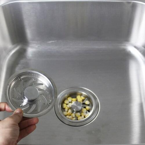 Talea Kitchen sink strainer Spacer Stainless steel waste plug drain net Replacement strainer basket Drain Stoper sewer filter