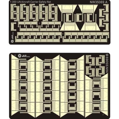 AM-WORKS NW35069 1/350 IJN Safety Net - Upgrade Detail Set