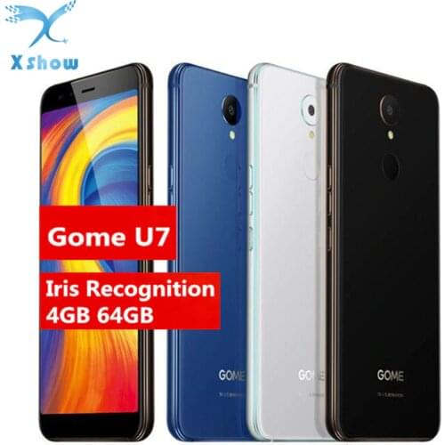 Original Gome U7 5.99inch 18:9FHD 3050mAh mobile phone MTK6757CD 13MP 4GB+64GB Android 7.1 OTG NFC Fingerprint 4G LTE SmartPhone