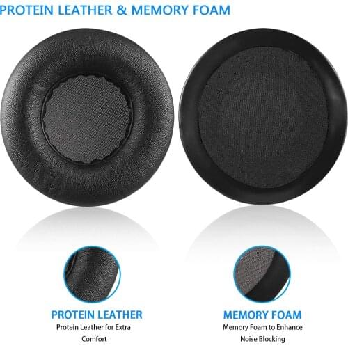Kraken Earpads On-Ear Replacement Ear Pads with Protein Leather & Memory Foam Ear Cushion Cover for Razer Kraken Headphone ONLY