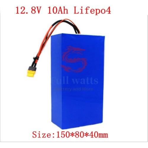 100% New Protection Large Capacity 12.8V 10ah Lifepo4 Battery Pack 12v 10000 MAh Capacity + 14.6v Charger