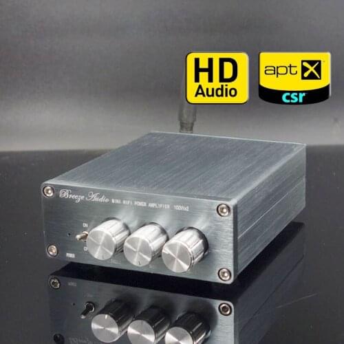 100W*2 5.0 Bluetooth Amplifier Home Audio BL50A Digital Amplifier APTX HD Independent Decoding TPA3116 DC12~25V