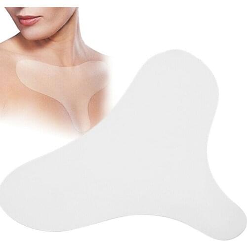 1x Breast Chest Anti Wrinkle Decollete Pad Cleavage Wrinkles Silicone Chest Pad