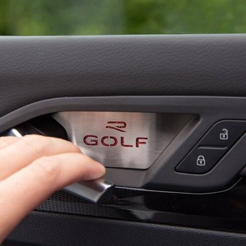 2021 Suitable For 21 Volkswagen Golf 8 Car Interior Door Bowl Decoration Accessories
