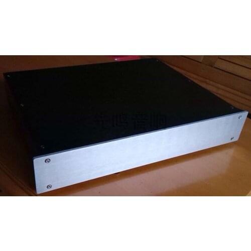 430*68*328mm JX-2 Full aluminum Power amplifier chassis/AMP case Enclosure / headphone AMP/Tube amp /Pre-amplifier DIY box