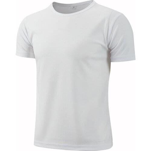 Elastic Clothing Exercise Fitness Gym Short Sleeve FANNAI Running T Shirt Men Breathable Sports Training Quick Drying