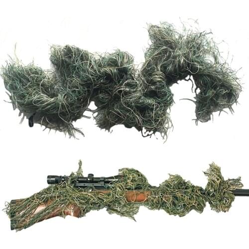 1.2m Elastic Synthetic Threads Ghillie Suit Gun Rope Airsoft Paintball Rifle Wrap Cover Camouflage Hunting Clothes Accessories