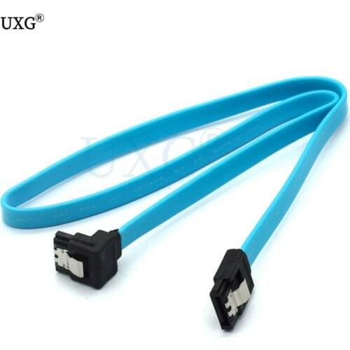 45cm SATA 3.0 Cable SATA 3.0 III SATA3 6GB/s Hard Drive Data Cable Cord SAS Cable Dual Channel Straight 90 Degree wire TXTB1