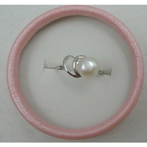 100% nature freshwater pearl Ring