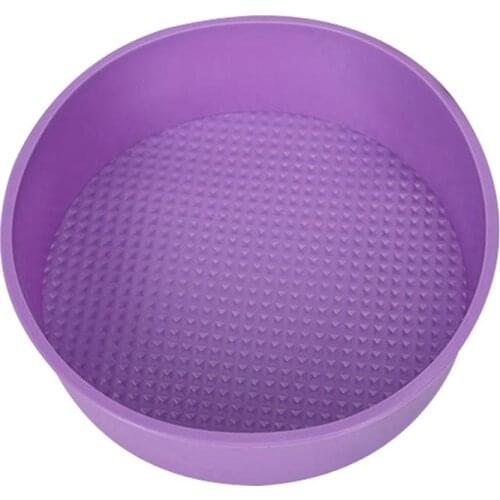 Round Silicone Cake Mold Baking Tray Moulds For Pastry Cake Chocolate Dessert DIY Baking Mould Tools For Kitchen Random Color