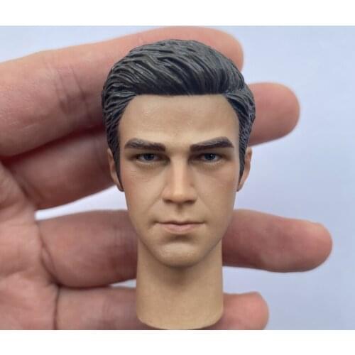 1/6 Scale Canadian Male Pop Singer Head Sculpture Model for 12" Action Doll