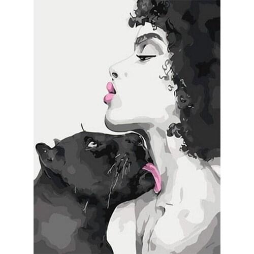 Paints By Numbers eye Flower Photo Custom DIY Oil Painting Coloring Drawing Canvas Paint Art Pictures Home Decor