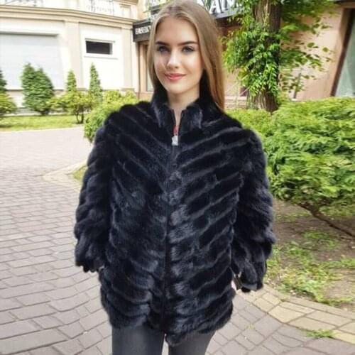 Luxury Imported Mink Coat Customized Mink Fur Jacket Women Real Fur Coat Outwear Russian Winter Warm Fashion Mink Coats