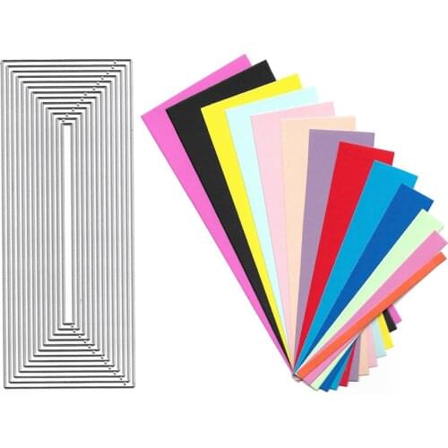 Slimline Dies 2021 Die Cuts For Card Making Stencils For Decor Scrapbooking Paper Puncher Cutting Templates For Cards Mould