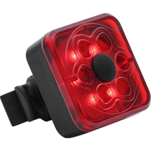 LED Bicycle Flashlight Smart Bike Tail Light Auto On/Off Rea Ultra Bright Back Brake Light High Lumen Daytime Strobe