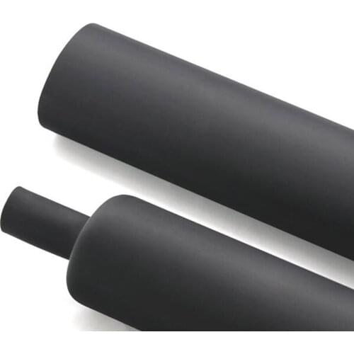 1 Meter 50mm Heatshrink Tube Heat Shrink Tubing Wire Sleeves Wrap Waterproof 3:1 Ratio Glue Lined Black