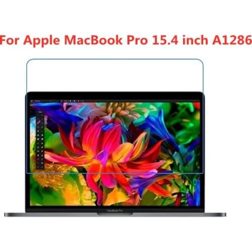 Hight quality laptop Tempered Glass For Apple MacBook Pro 15.4 inch A1286 (with CD-ROM) Tablet Screen Protector Film