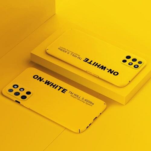 Hard PC Oneplus 8T Frosted Plastic Back Cover Slim Words Painting One Plus 8t Matte Case