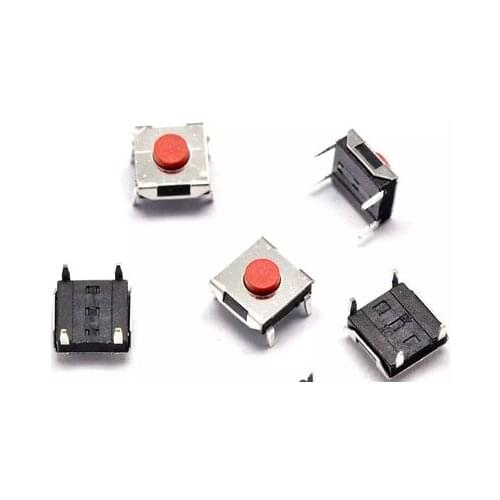 1000Pcs /6*6*3.1mm SMD5 red Push Button Switch 6x6x3.1 Touch micro switch 100Pcs