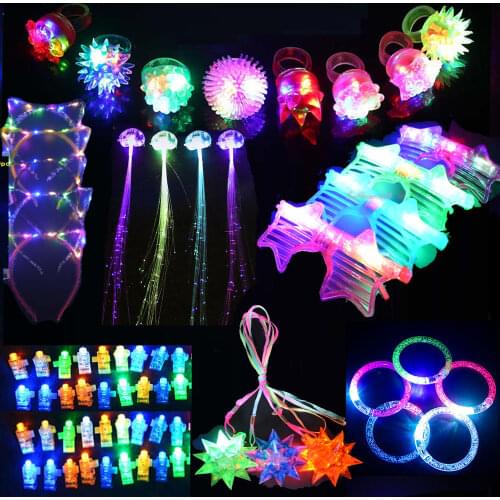 69PCS LED Light Up Toys Party Favors,Christmas Birthday Gift Glow In The Dark Party Supplies for Boys Girls Kids Adults