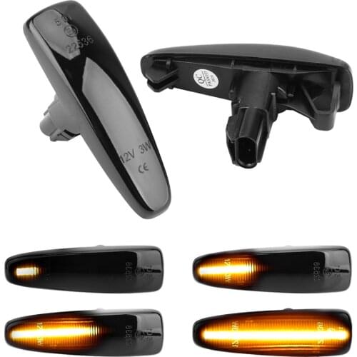 Car Accessories LED Turn Signal Lamps Flashing Side Marker Lights For Mitsubishi Outlander Sport Lancer Evolution X Sport Mirage