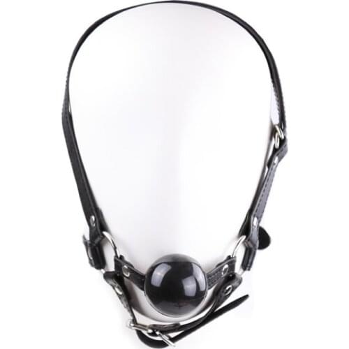 Black Silicone Solid Mouth Plugs Harness Toys Female Sex Appeal Couples Toys Sex Toys