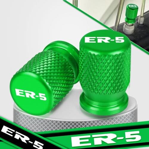 For Kawasaki ER-5 ER5 ER 5 ER500 2021 2020 ALL YEAR CNC Aluminum Tire Valve Air Port Cover Caps Motorcycle Accessories Universal