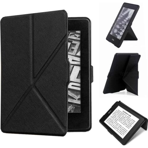 For Kindle Paperwhite 2 3 Foldable Case PU Leather Smart Cover for Amazon Paperwhite 1/2/3 with Stander Holder 6' E-book Shell